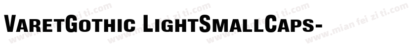 VaretGothic LightSmallCaps字体转换